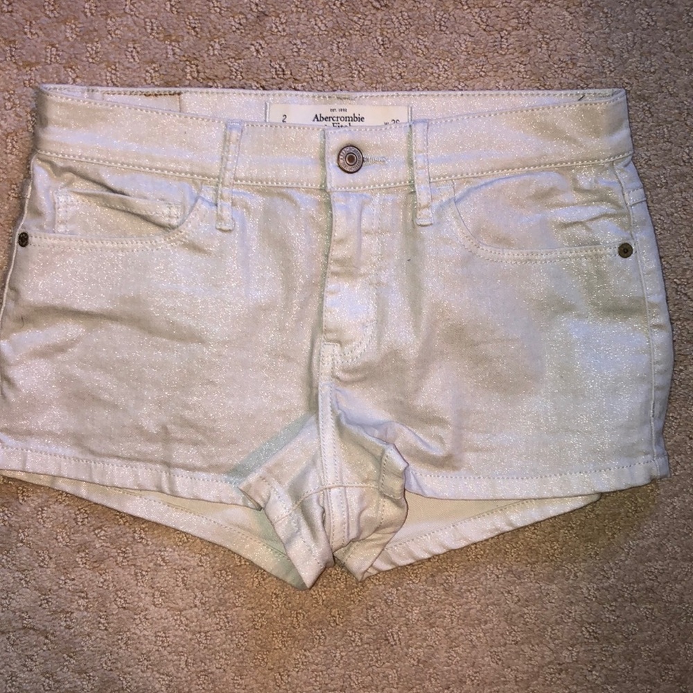 Abercrombie and Fitch shimmer shorts